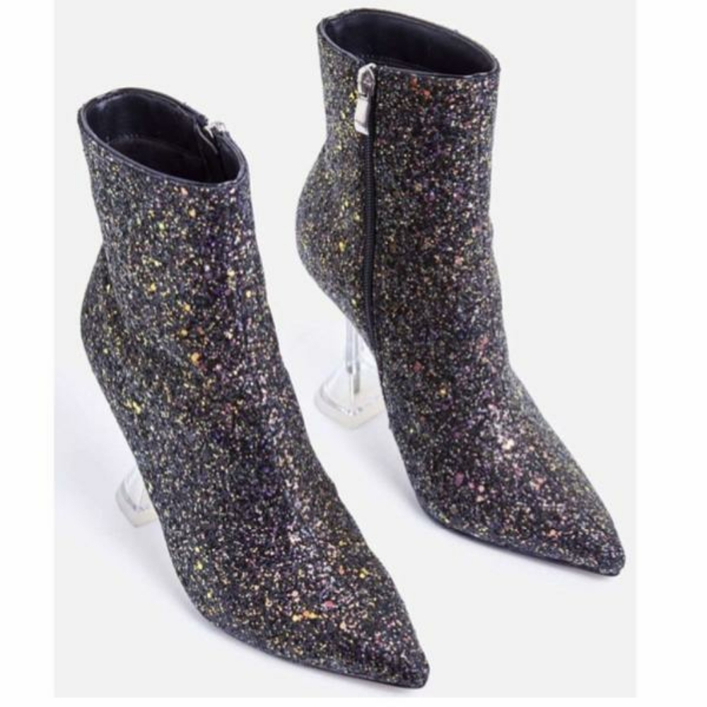 𝙉𝙀𝙒 𝙄𝙉🖤Midnight Kiss Pyramid Heel - MERMAID - Picture 5 of 6